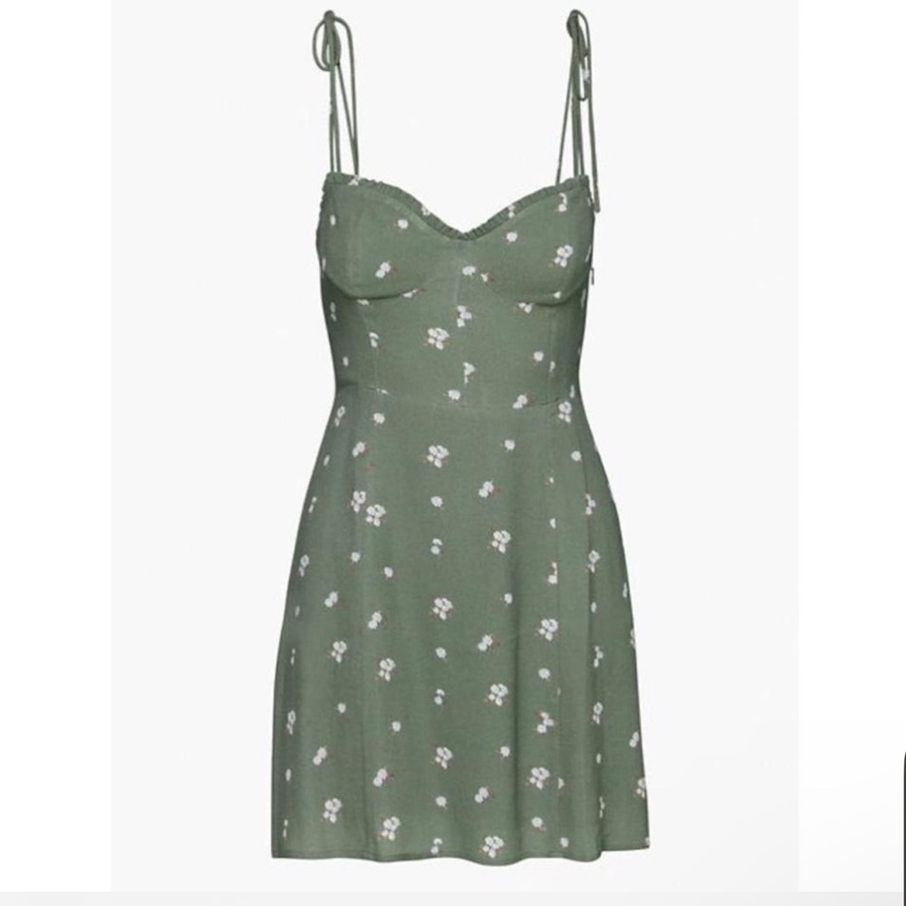 Aritzia Wilfred Sweetheart Bustier Fable Mini Dress